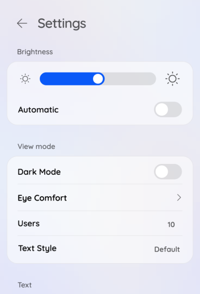 Avalonia weather app on device